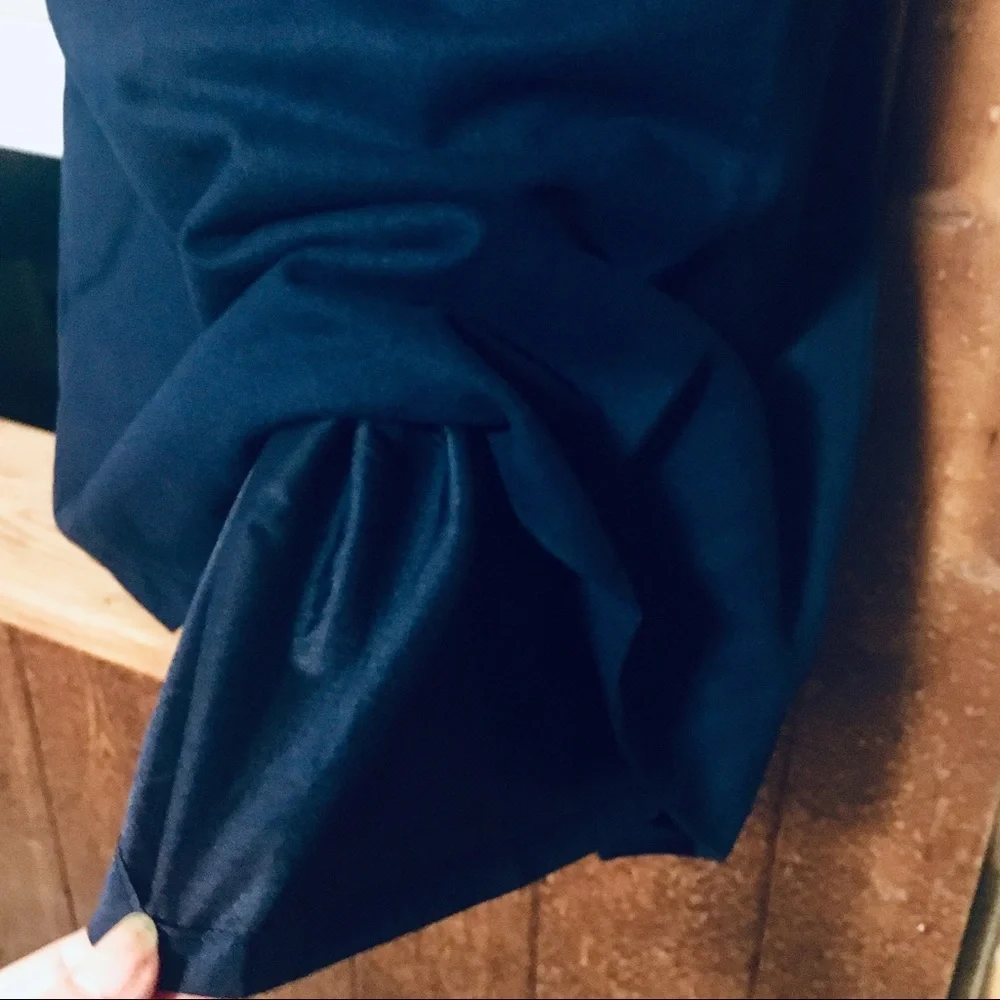 NEW wool blend navy skirt